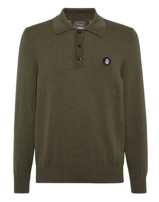 Cotton Silk Polo Shirt