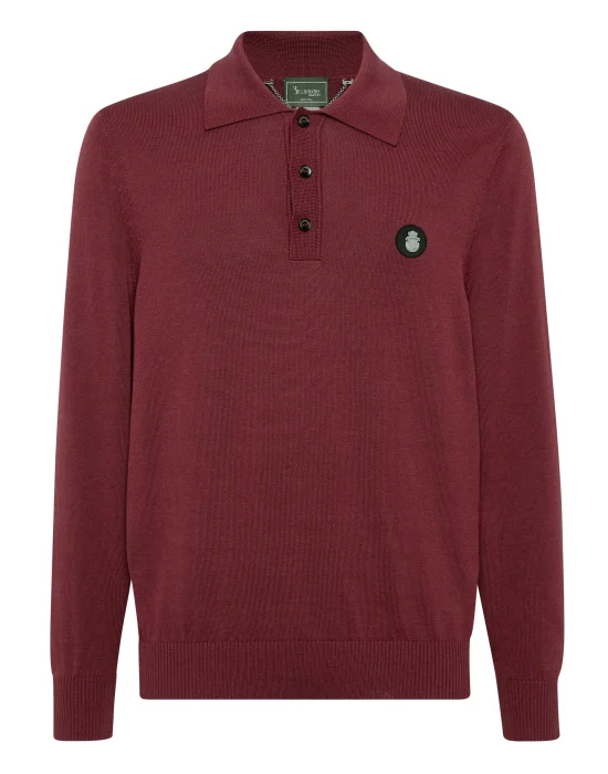 Cotton Silk Polo Shirt