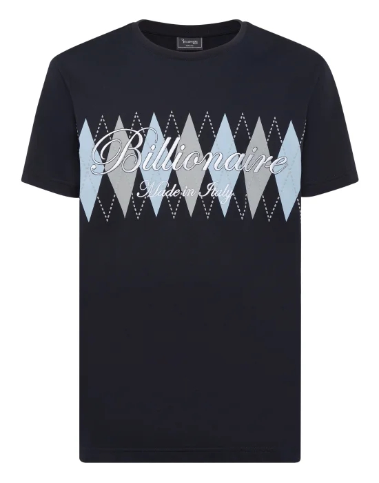 Embroidered T-shirt Round Neck SS