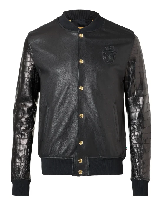 Leather Bomber "Robert"