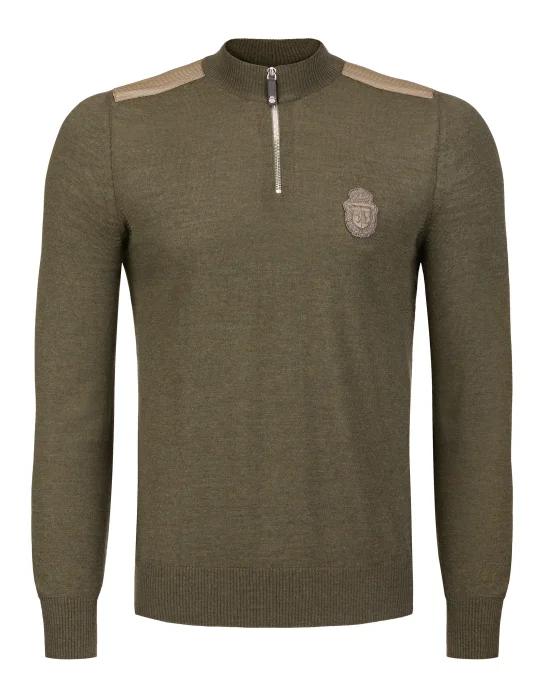 Pullover zip mock "Florian"