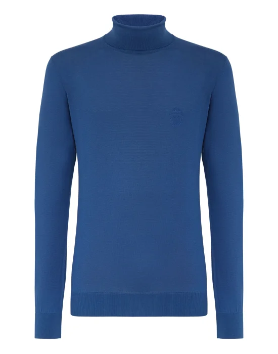 Turtle Neck LS Crest