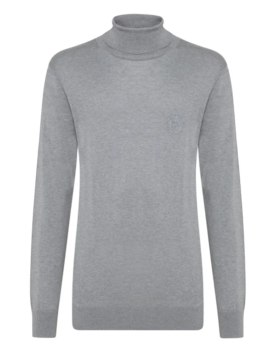 Turtle Neck LS Crest