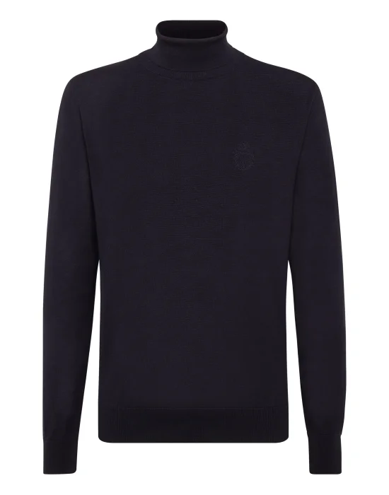 Turtle Neck LS Crest