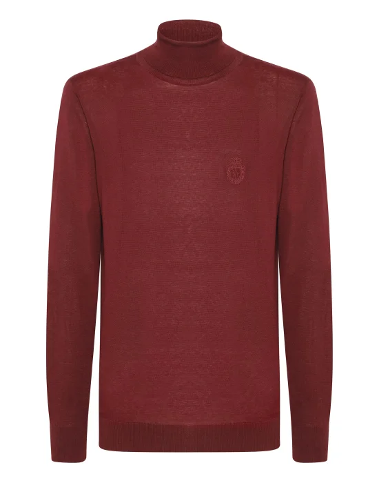 Turtle Neck LS Crest