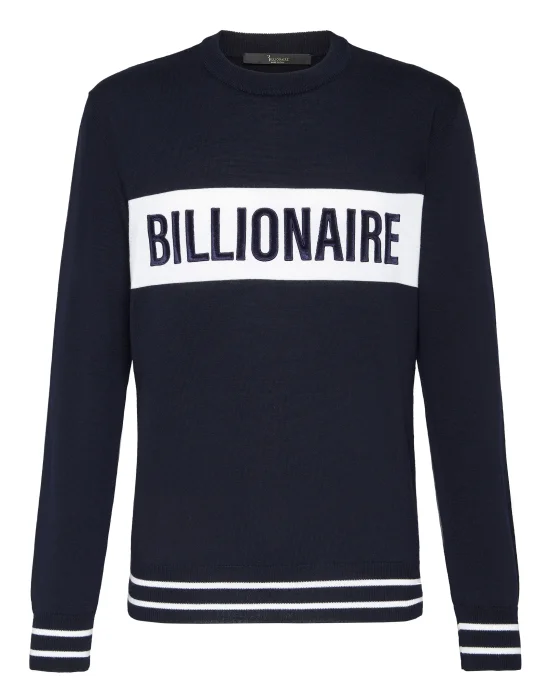 Pullover Round Neck LS Statement
