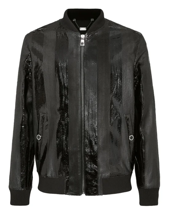Leather Bomber Luxury