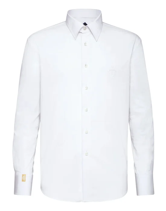 Shirt Gold Cut LS Milano/Multi Crest