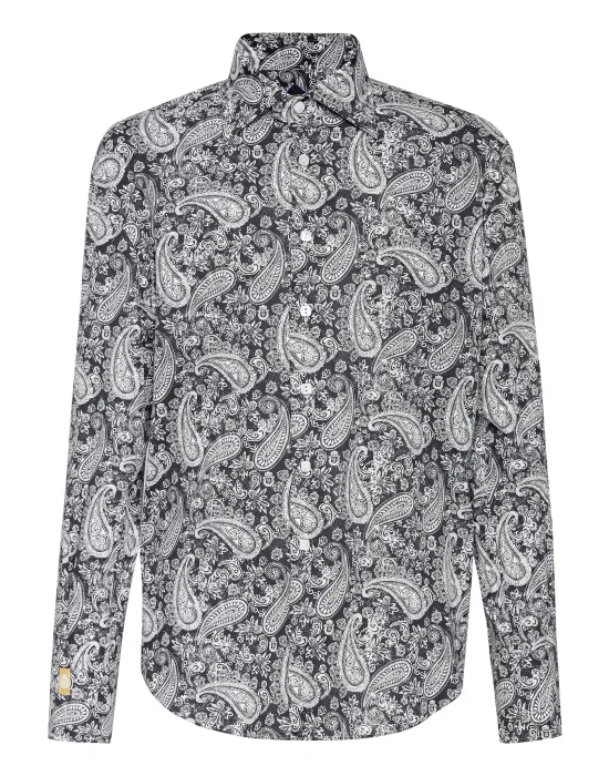 Shirt Gold Cut LS Flavio/Watch Paisley