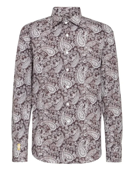Shirt Gold Cut LS Flavio/Watch Paisley