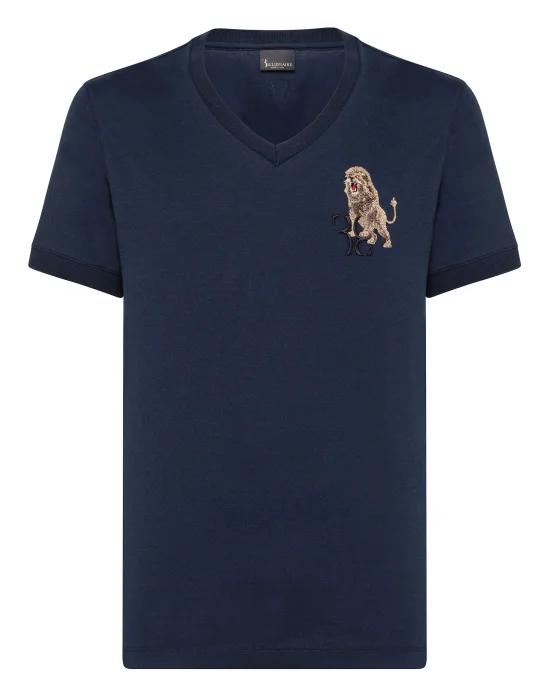 T-shirt V-Neck SS Lion