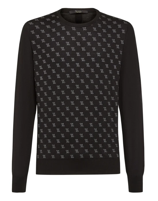 Pullover Round Neck LS Double B