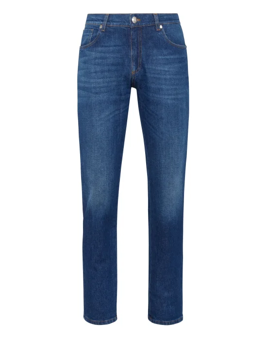 Denim Super Straight Cut Embroidery Istitutional