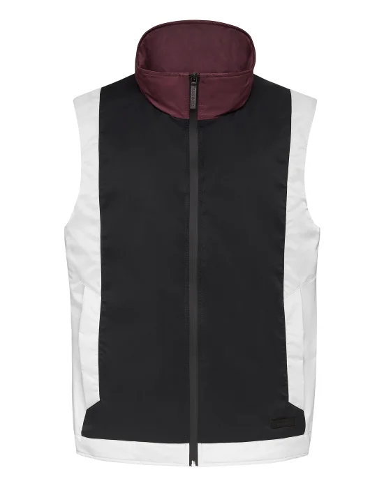 Color Block  Short Vest Istitutional