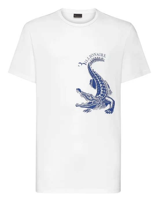 T-shirt Round Neck SS print Crocodile