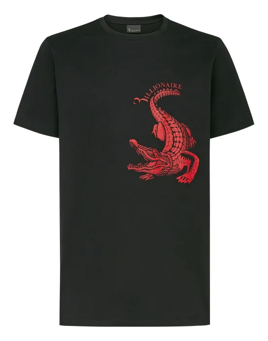 T-shirt Round Neck SS print Crocodile