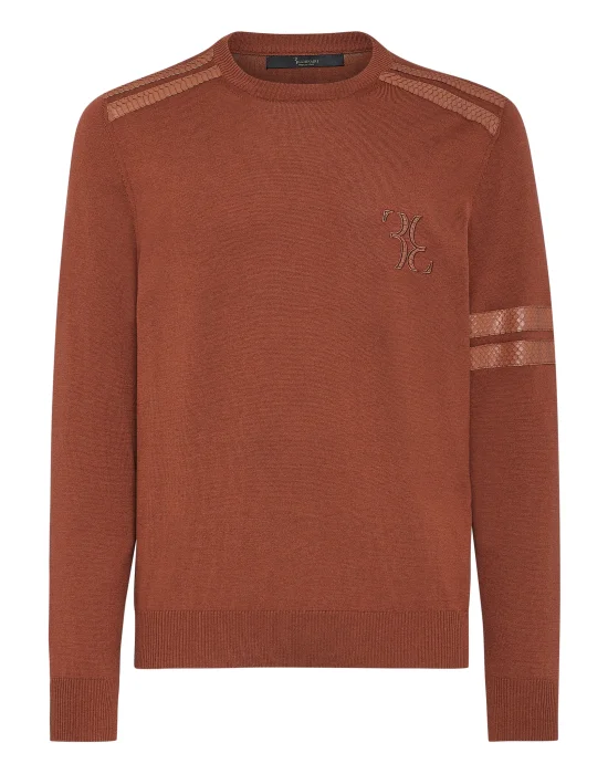Knit Pullover Round Neck LS