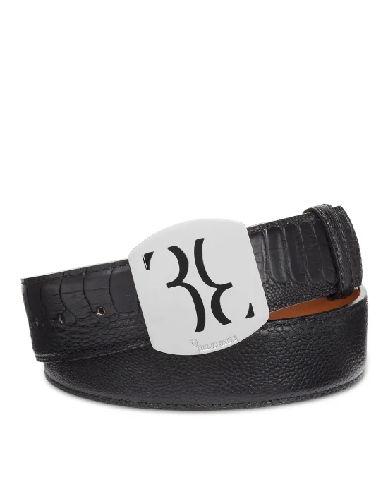 Ostrich Leather Belt