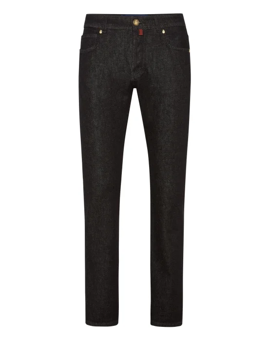 Denim Trousers Super Straight Cut Cashmere