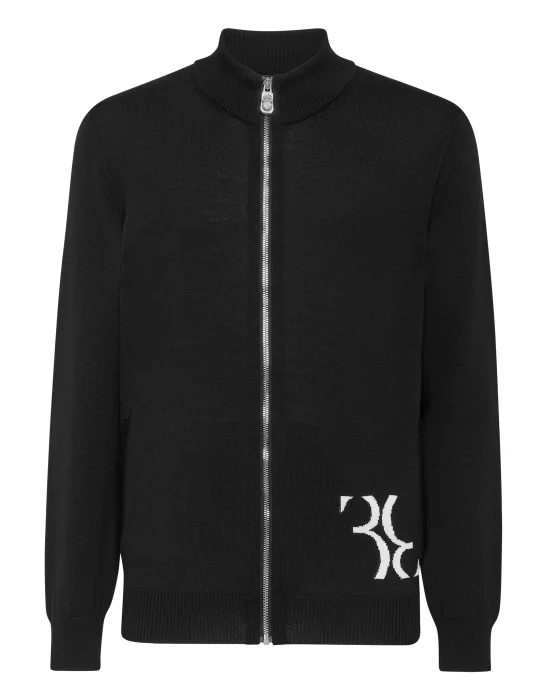 Wool and Silk Pullover full zip