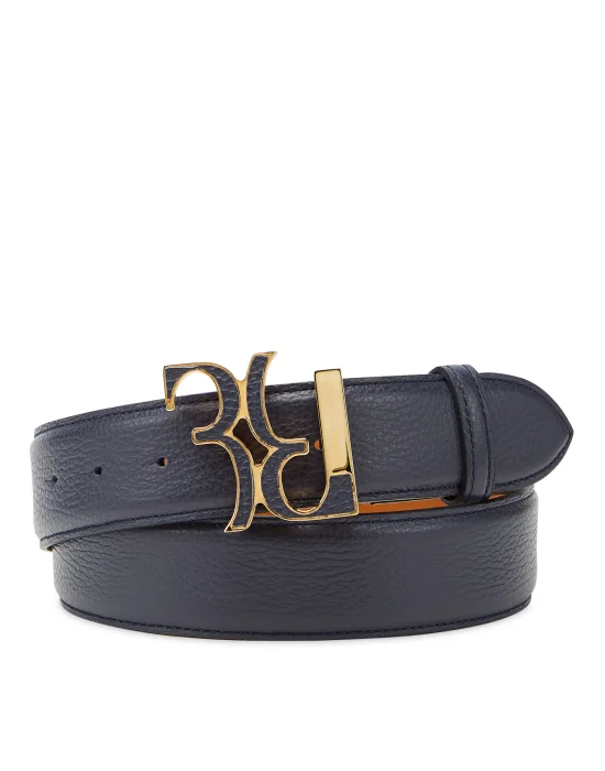 Embossed Leather Belt