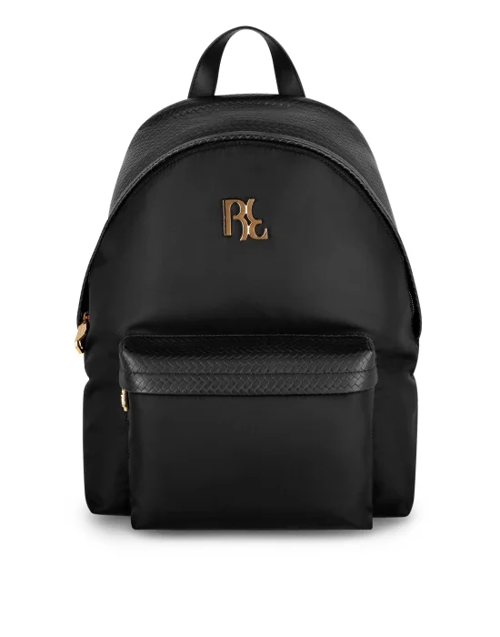 Backpack Nylon + Waved Leather