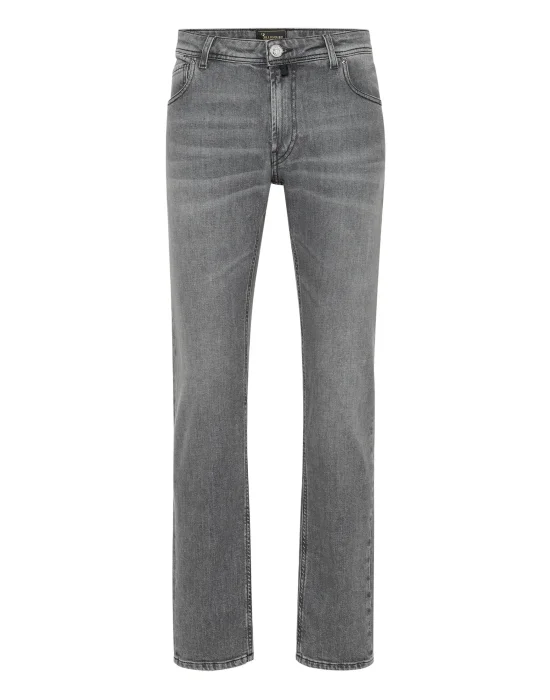 Elaphe 5 Pockets Super Straight Cut Jeans
