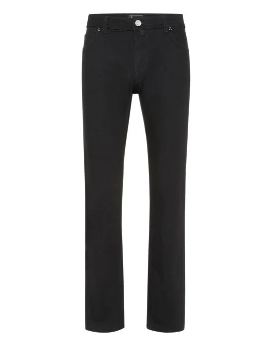 5 Pockets Super Straight Cut Jeans