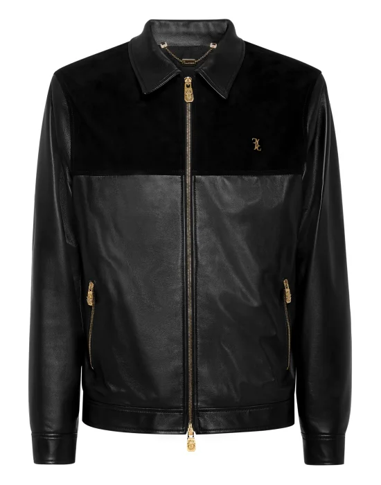Nappa and Suede Blouson