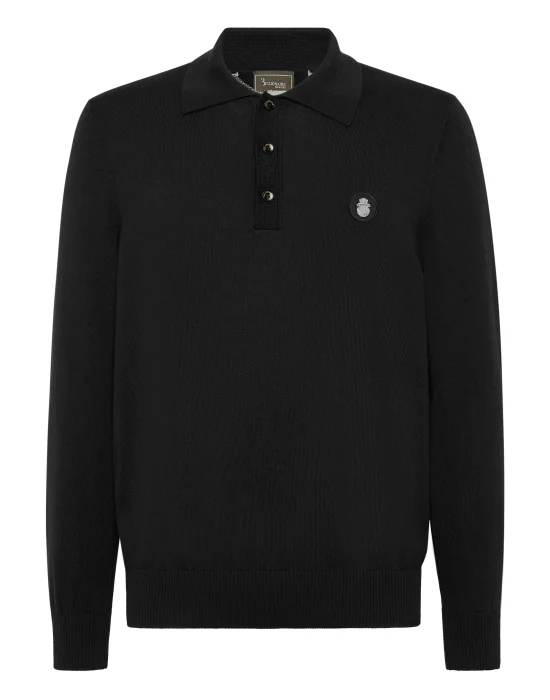 Cotton Silk Polo Shirt