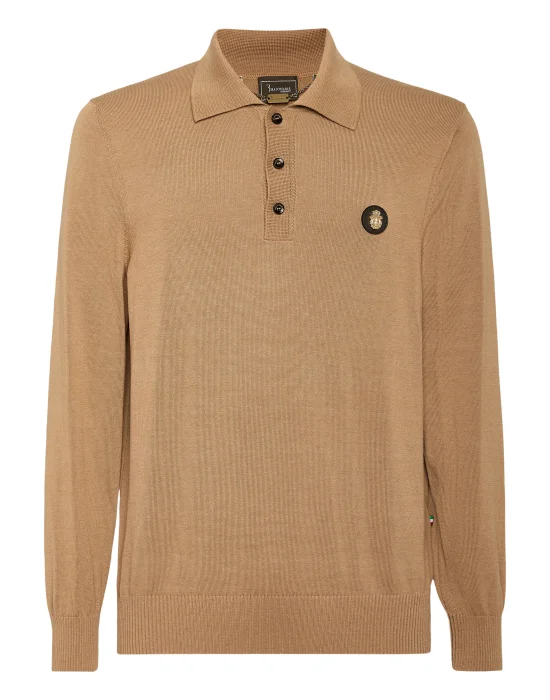 Cotton Silk Polo Shirt