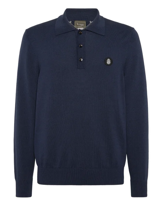 Cotton Silk Polo Shirt