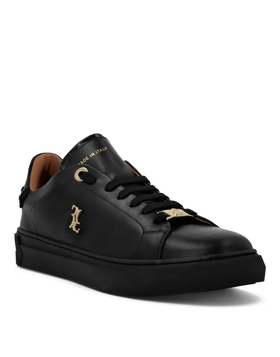 Nappa Leather Lo-Top Sneakers Crocco