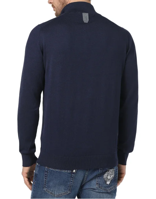 Pullover zip mock Crest