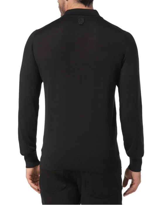 Pullover zip mock LS Luxury