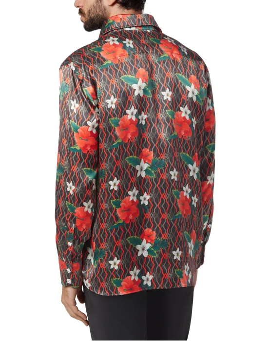Shirt Gold Cut LS/Flavio Flowers