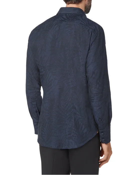 Shirt Silver Cut LS Palms