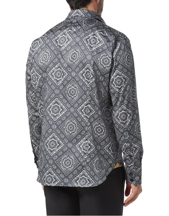 Shirt Gold Cut LS/Milano Paisley