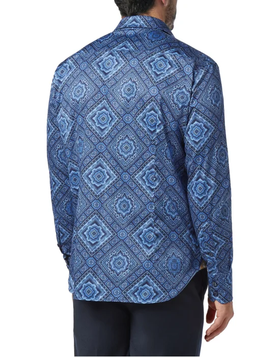 Shirt Gold Cut LS/Milano Paisley