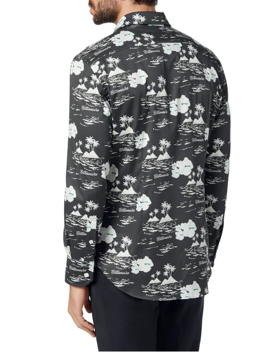 Shirt Silver Cut LS/Milano Palms