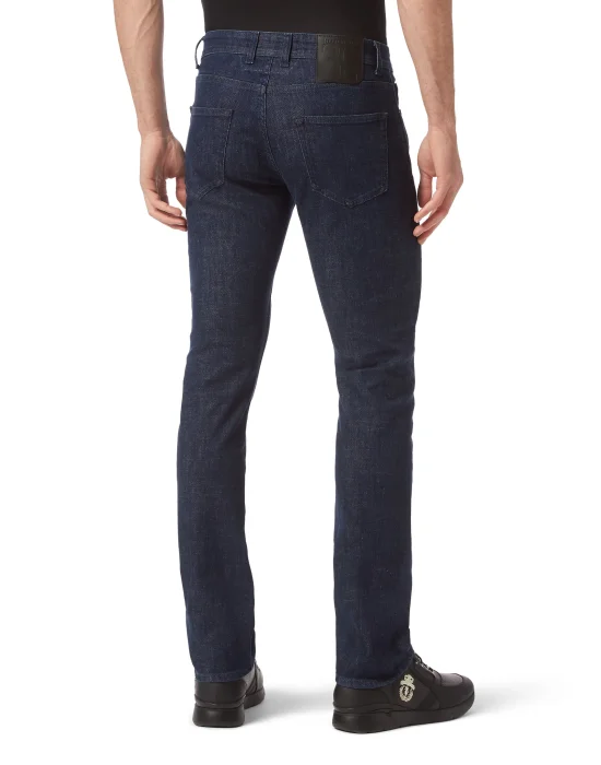 Denim Trousers Super Straight Cut Basic