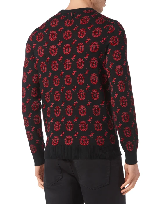 Wool/Cotton Pullover LS