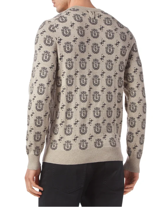 Wool/Cotton Pullover LS