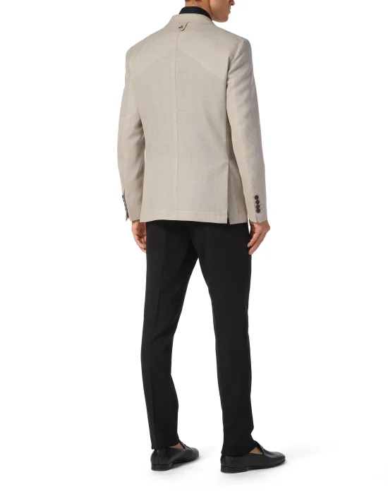 Wool Silk Linen Blazer