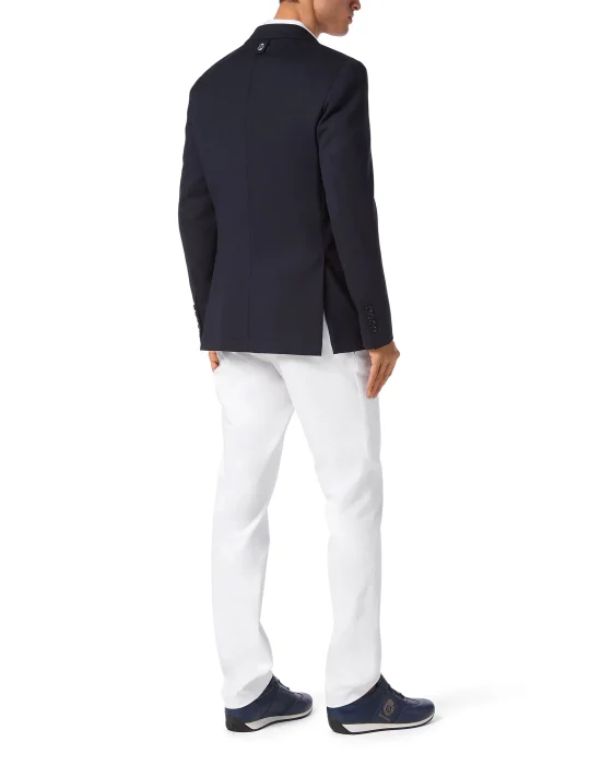 Wool Silk Linen Blazer