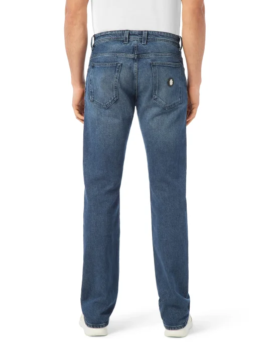 Denim Regular Fit Trousers