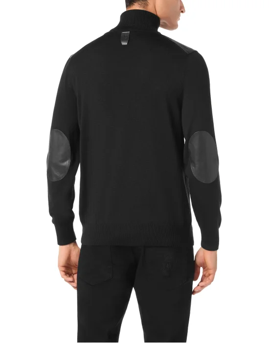 Silk/Wool Turtle Neck LS