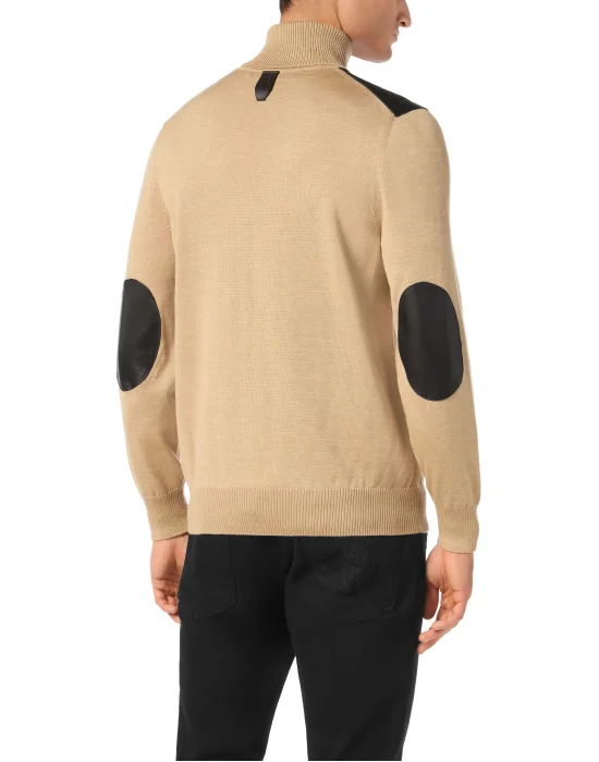 Silk/Wool Turtle Neck LS
