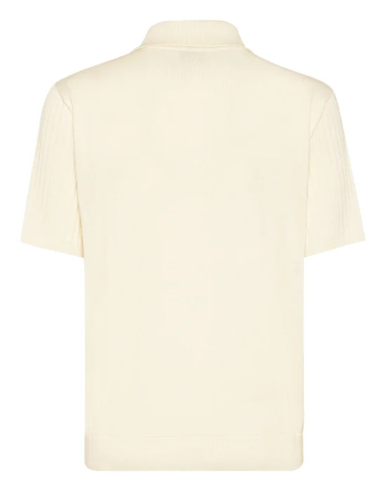 Knitted Pullover Polo-Neck SS
