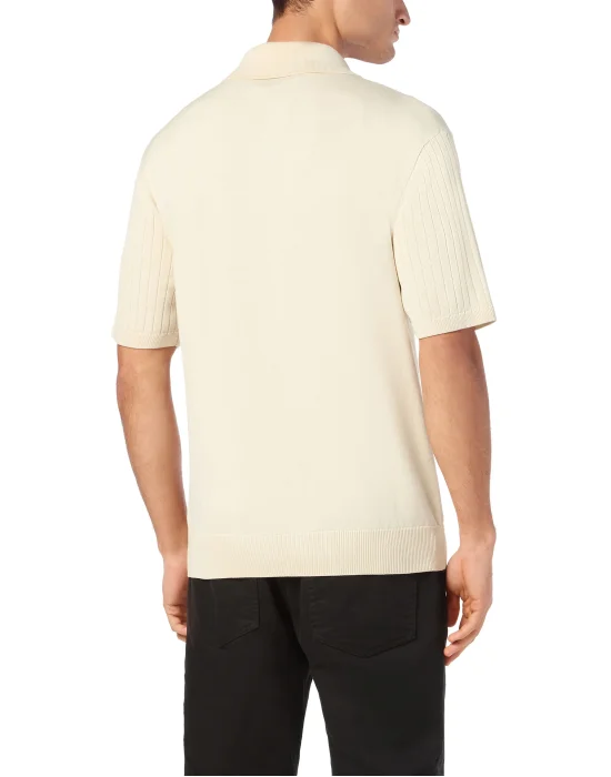 Knitted Pullover Polo-Neck SS